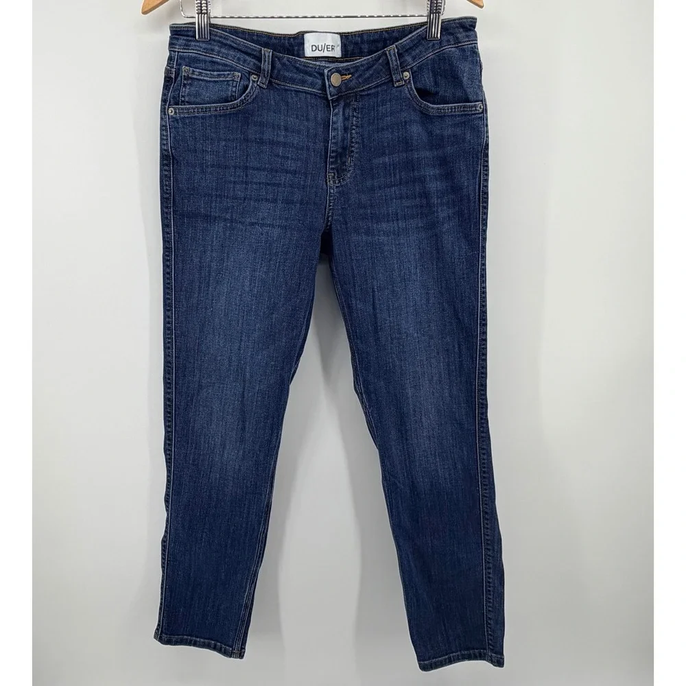 DU/ER Performance Denim‎ Jeans 30x30 Blue Slim Straight Mens